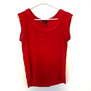Flow-y sleeveless top from Mango